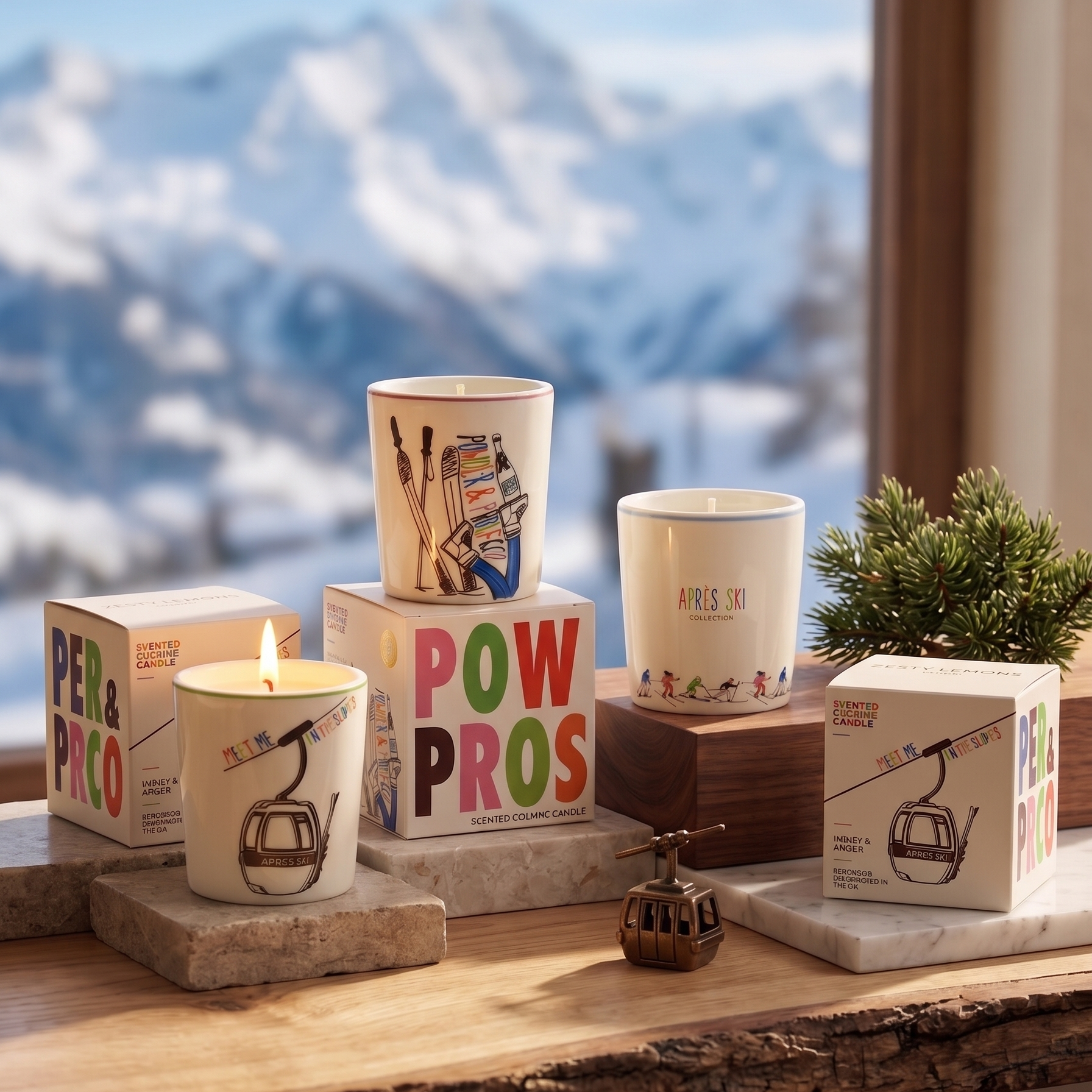 Apres Ski Lodge Candle: Ginger & Tonka Bean