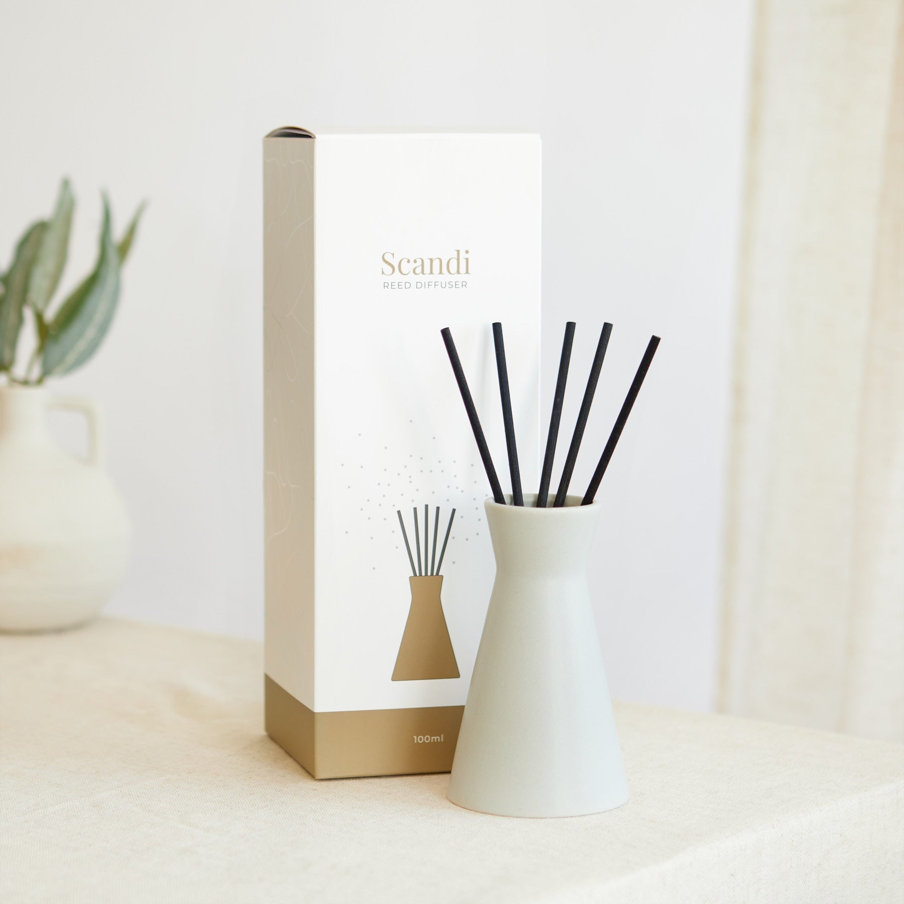 Scandi: Grey Reed Diffuser - Lemon & Lavender