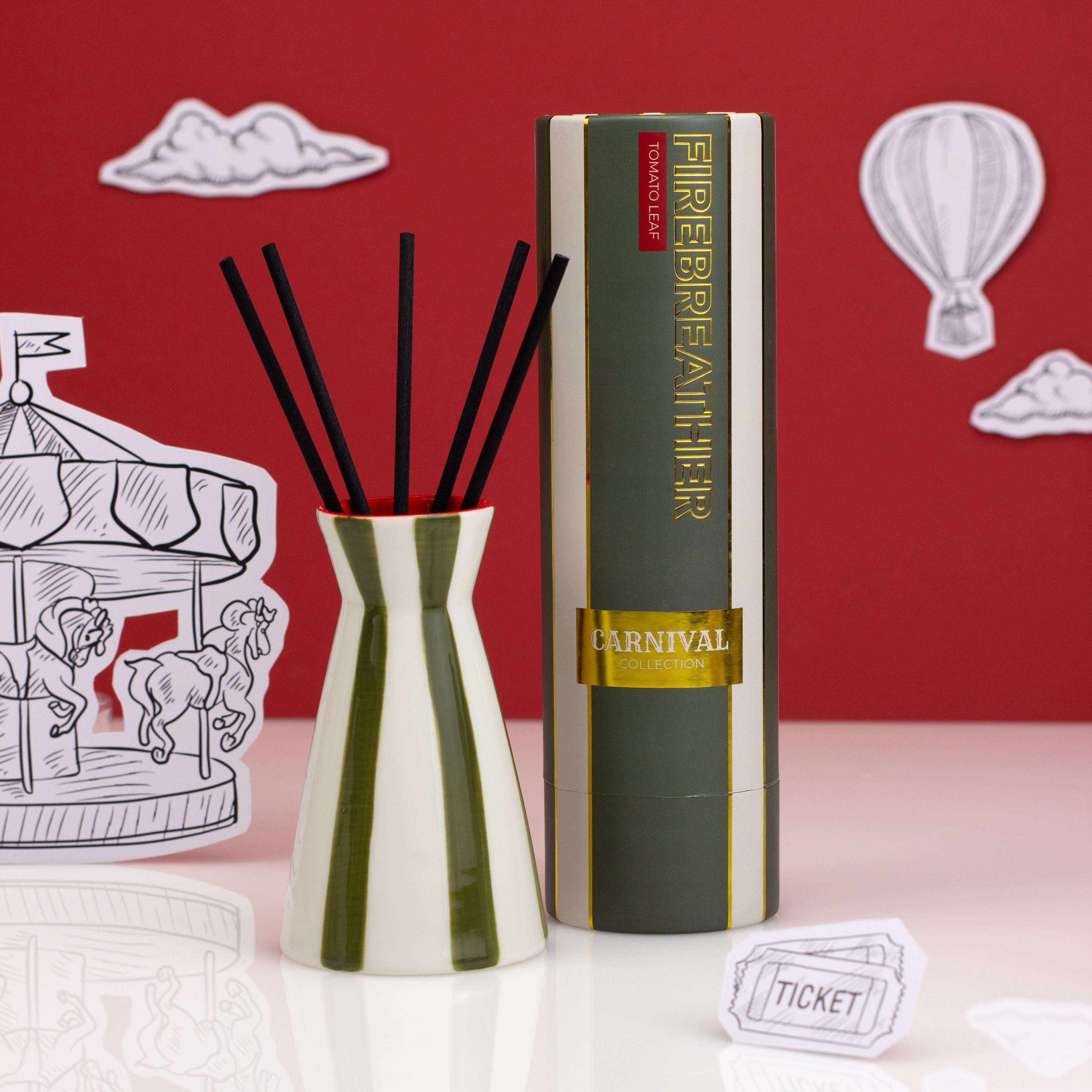 Carnival: Firebreather Olive Diffuser Tomato Leaf