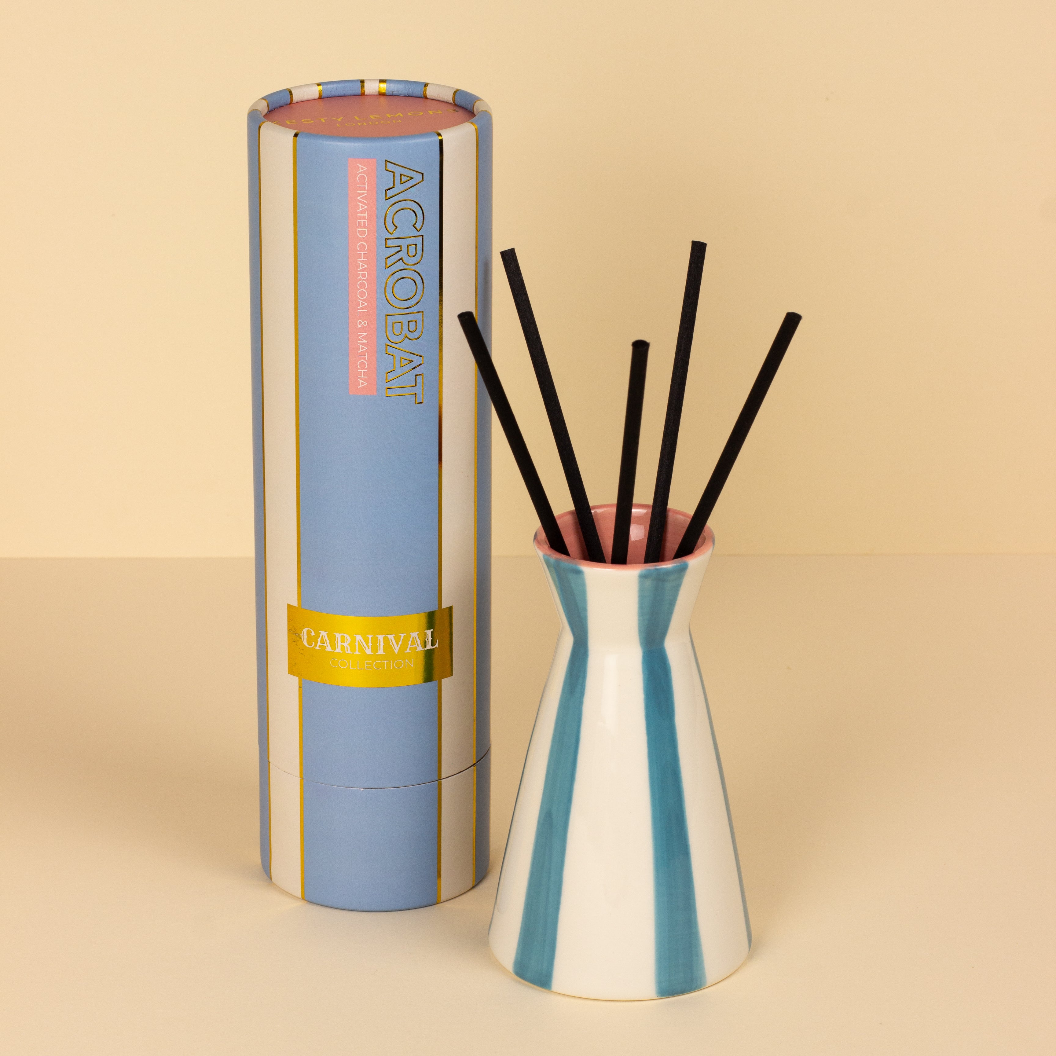 Carnival: Acrobat Blue Diffuser Activated Charcoal & Matcha