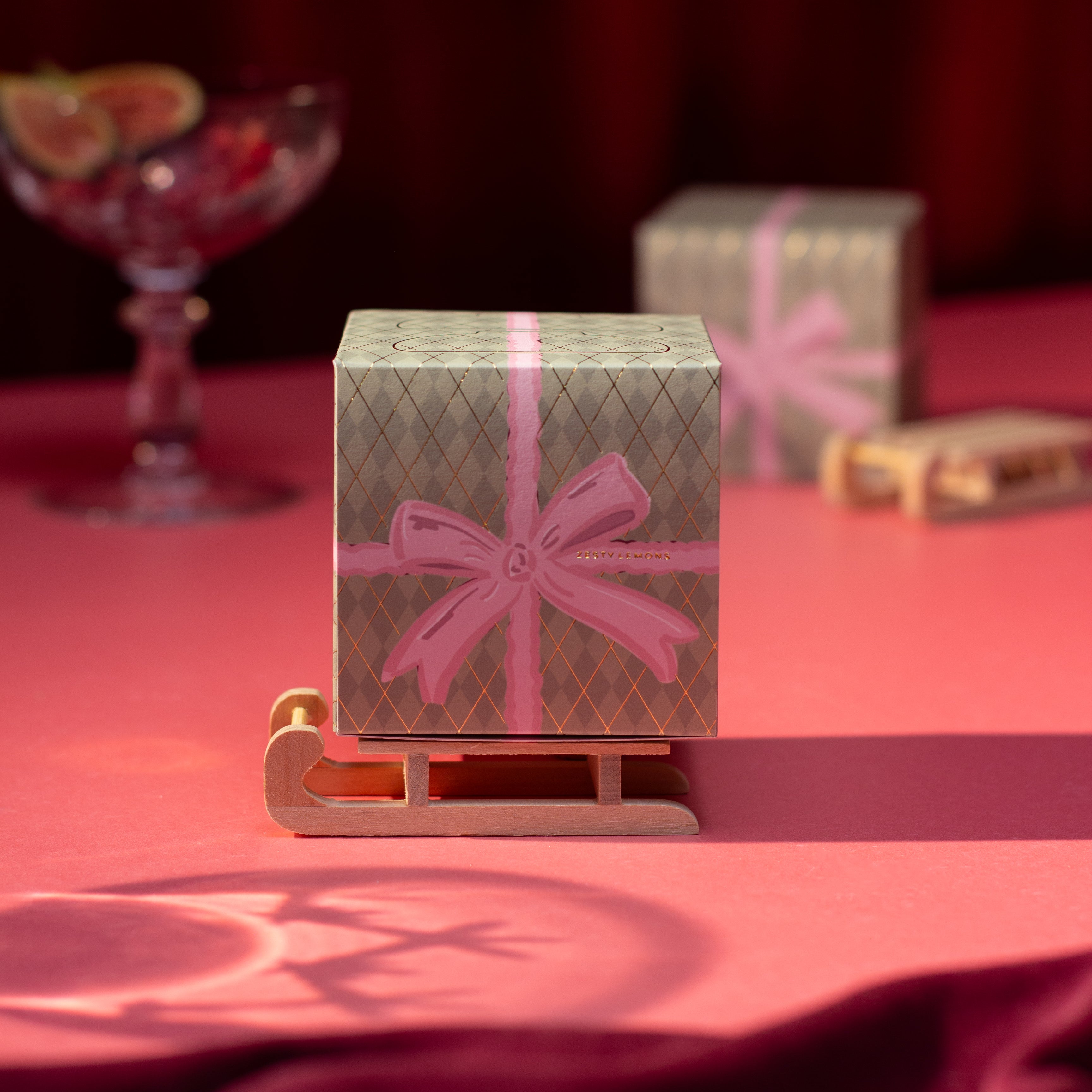 Sparkle Season: Christmas Bow Tea Lights (Box of 2) - Myrrh & Tonka