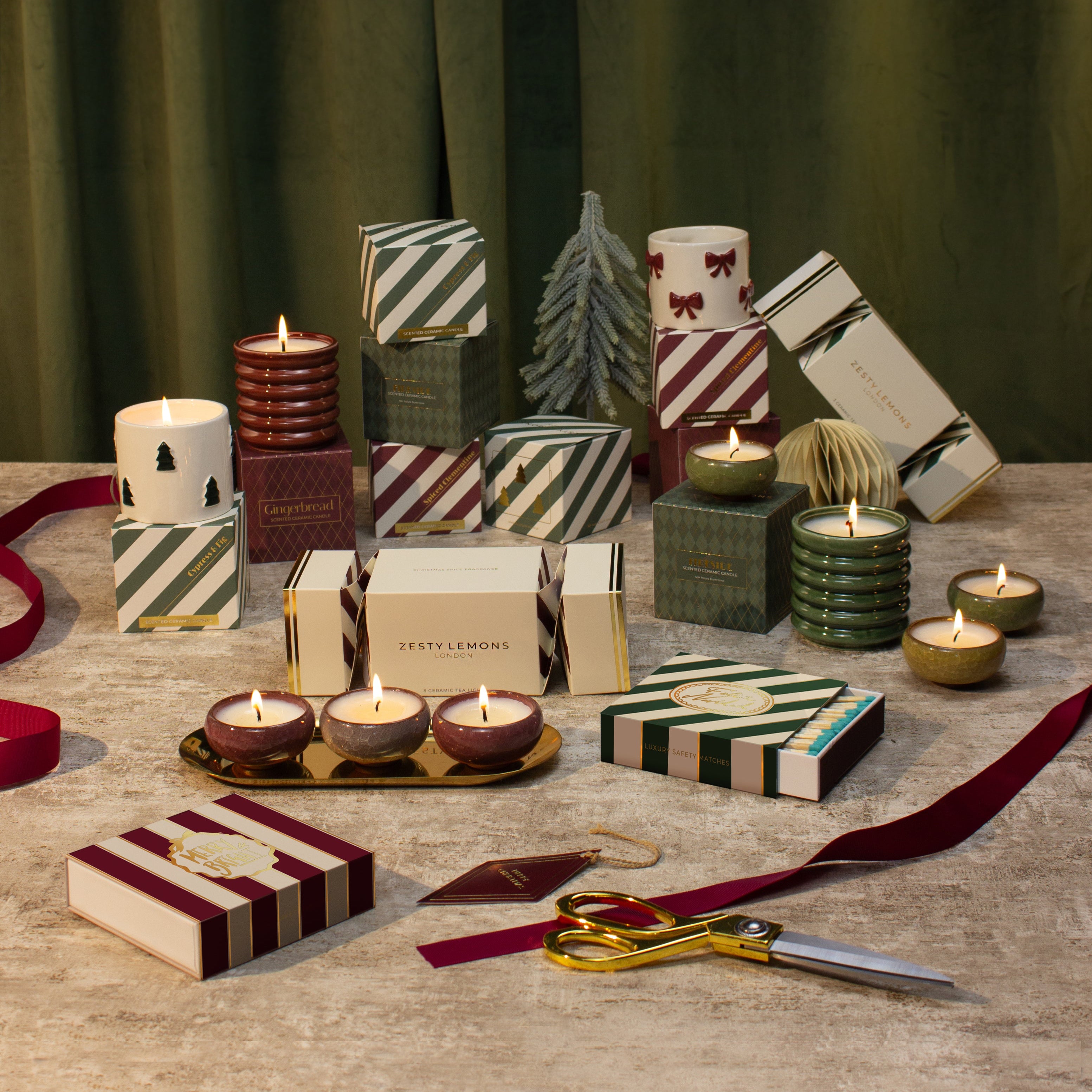 Under the Tree: Christmas Spruce Candle - Cypress & Fig