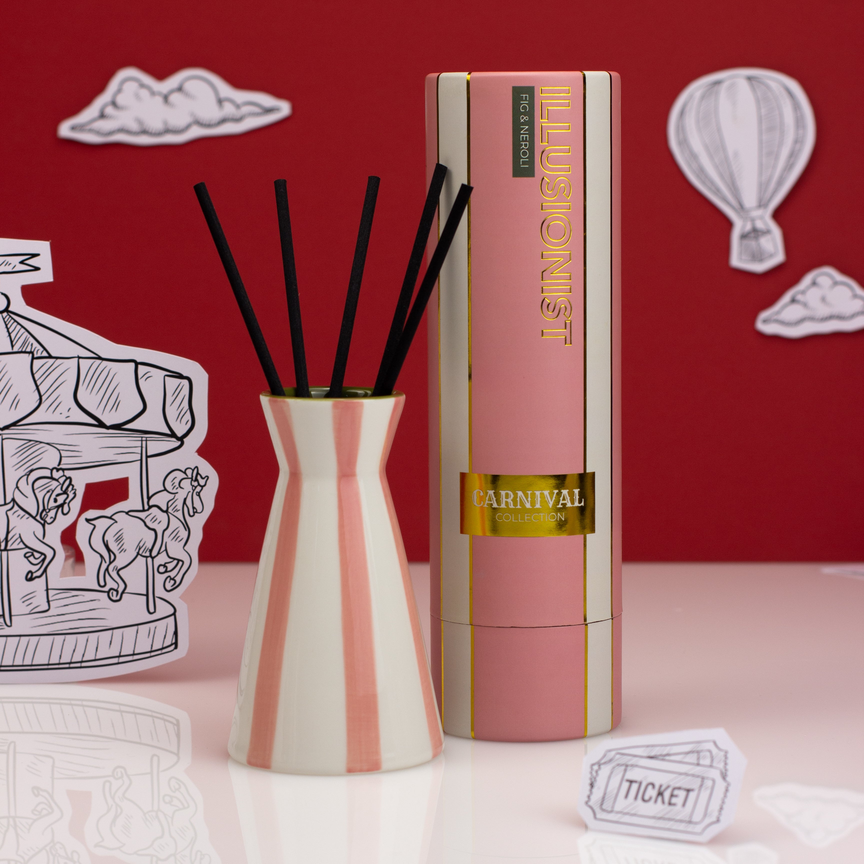 Carnival: Illusionist Pink Diffuser Fig & Neroli