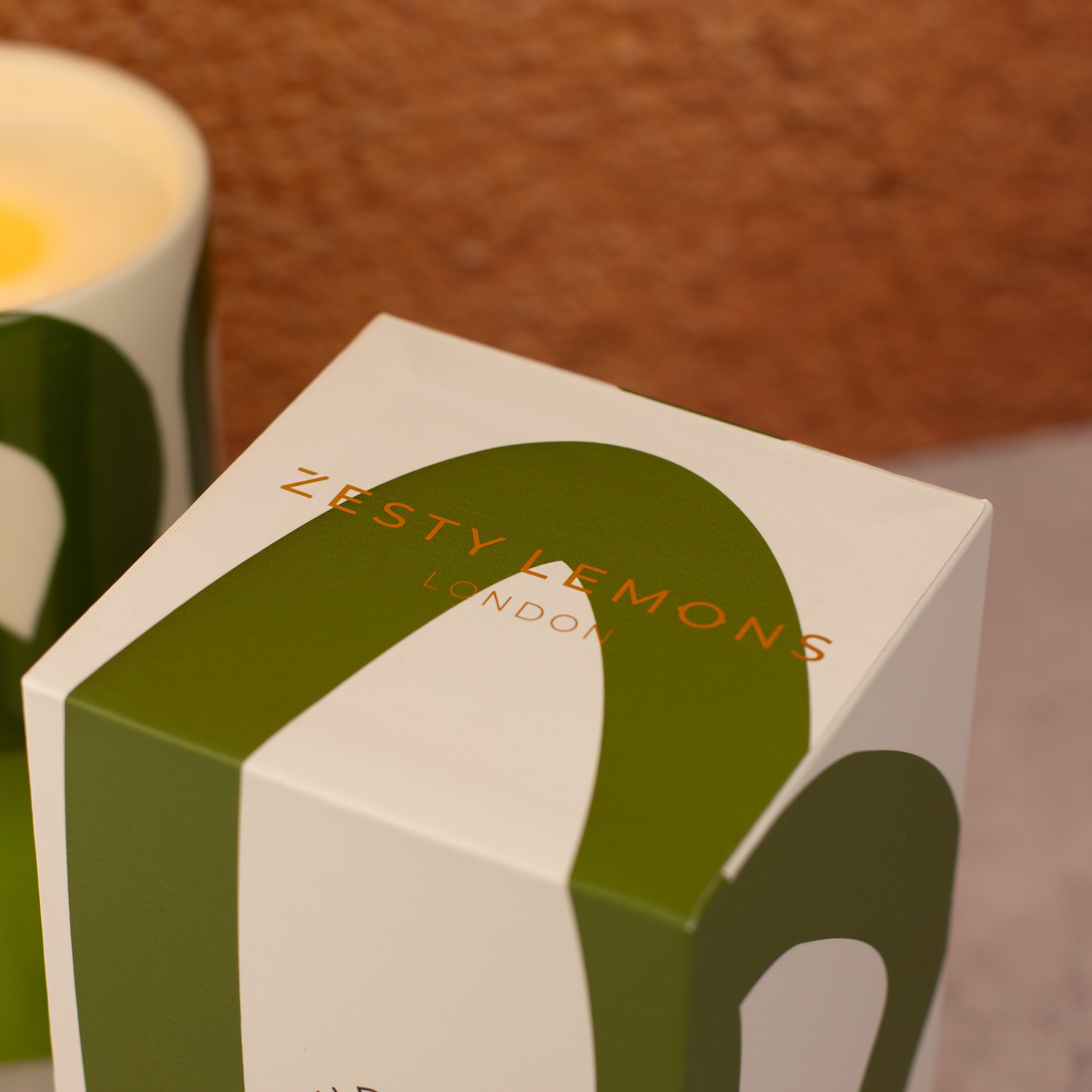 Kiln: Drip Glaze Candle Olive - Activated Charcoal & Matcha