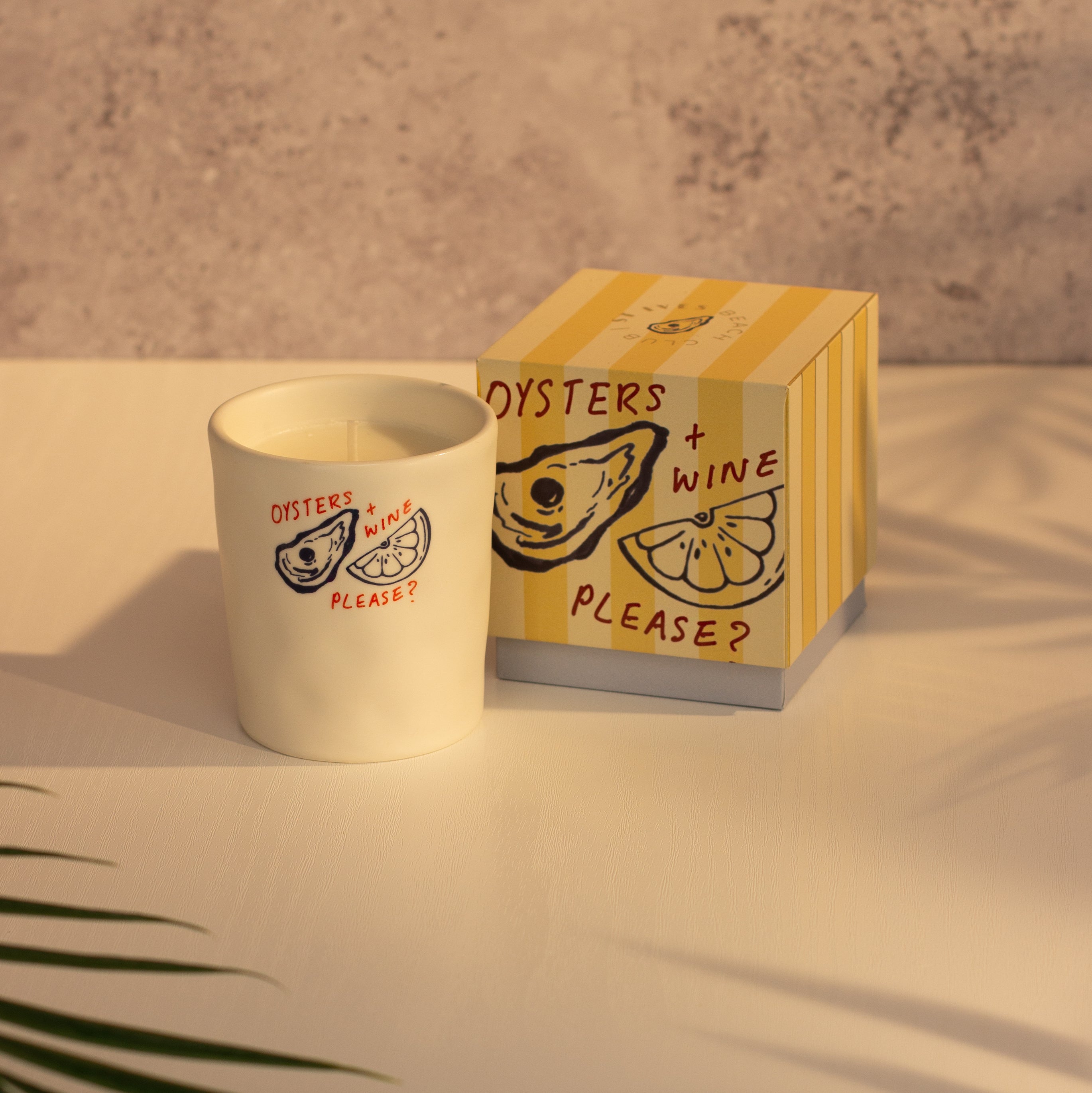 St Ives Beach Club: Oyster Candle - Sea Salt & Driftwood