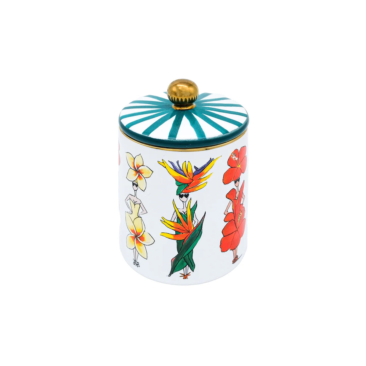 Charlotte Posner x Zesty Lemons: Tropical Flowers Candle